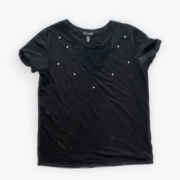 Lace detail t-shirt - Picture 2 of 3